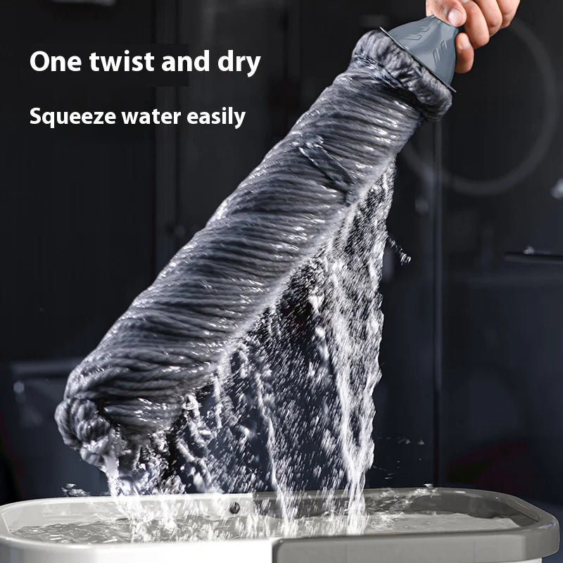 Self-Twisting Microfibre Mop