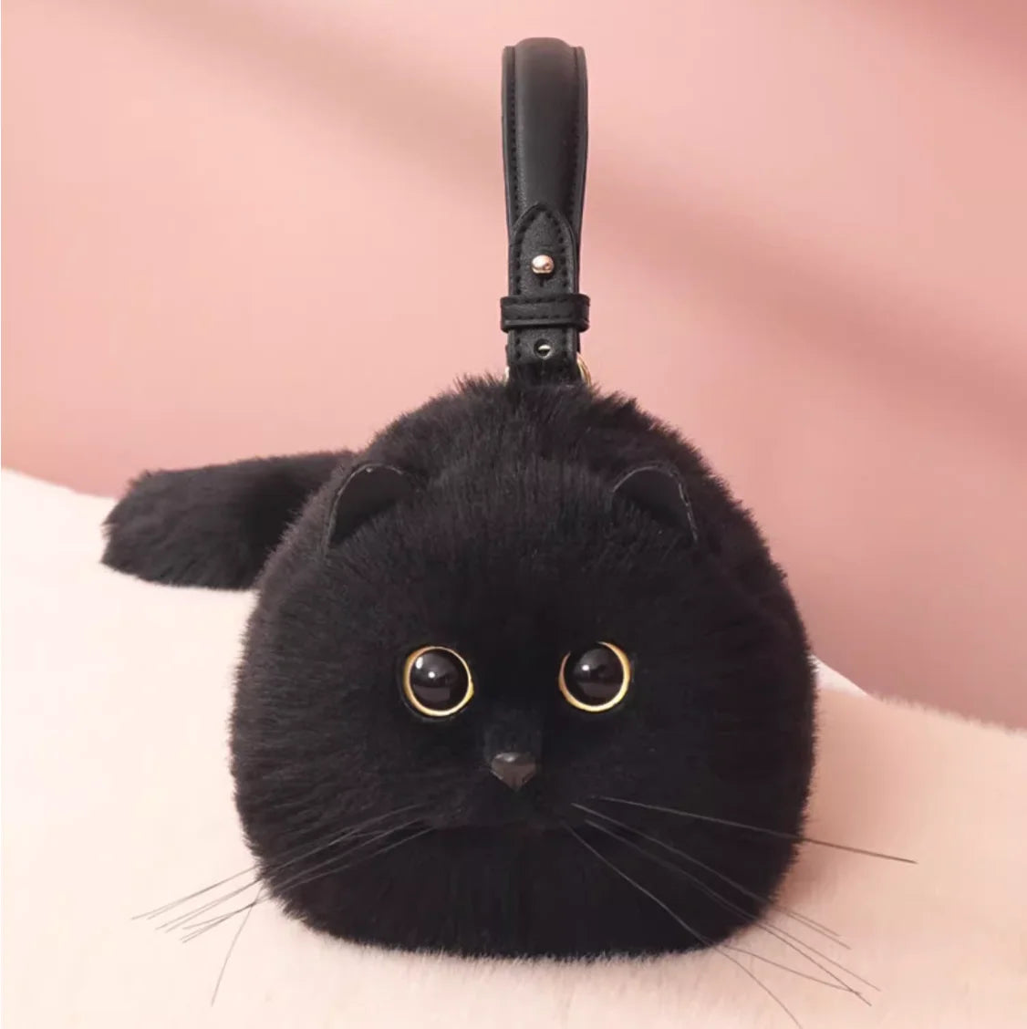Plush Kitty Bag