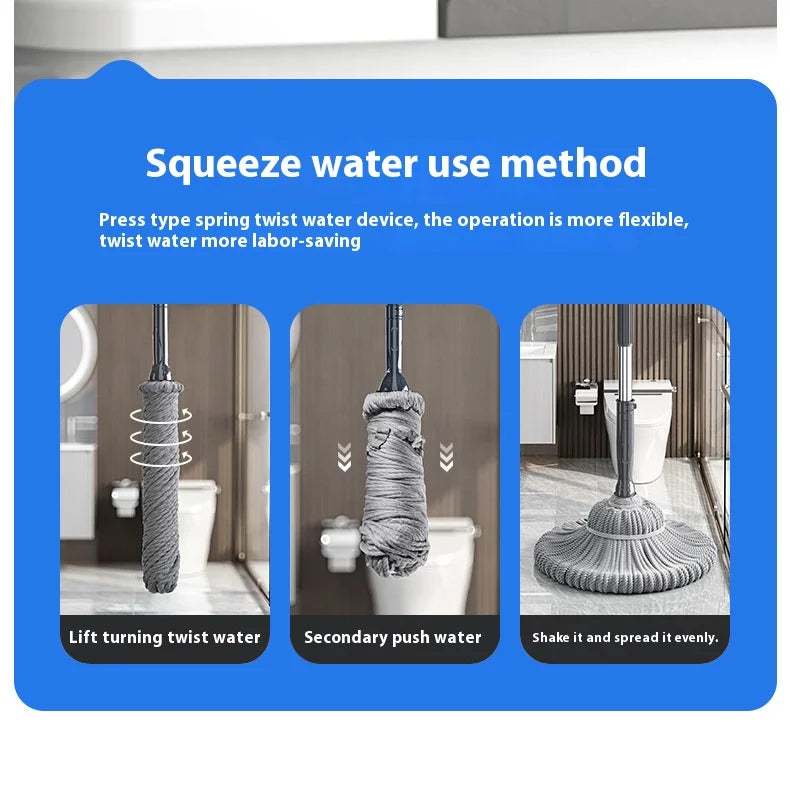 Self-Twisting Microfibre Mop