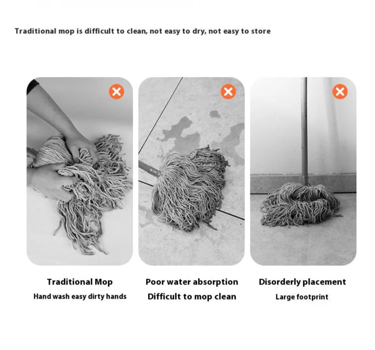 Self-Twisting Microfibre Mop