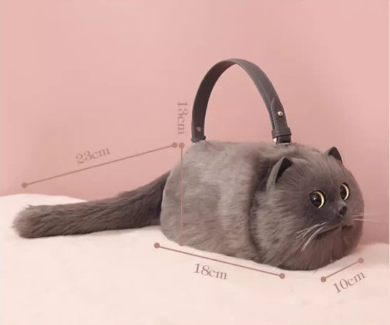 Plush Kitty Bag