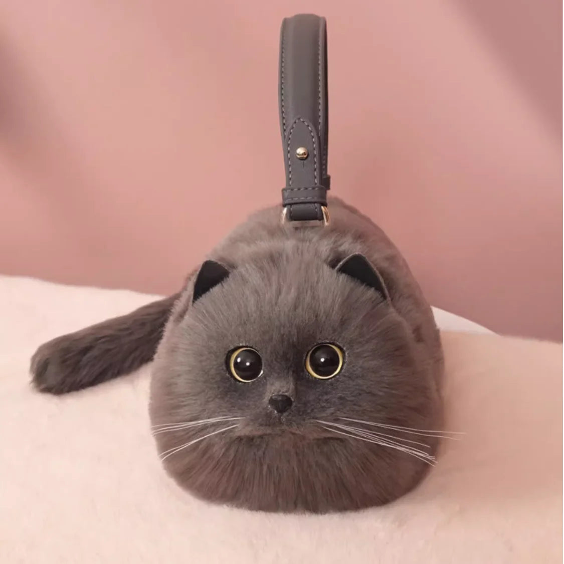 Plush Kitty Bag