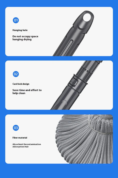 Self-Twisting Microfibre Mop