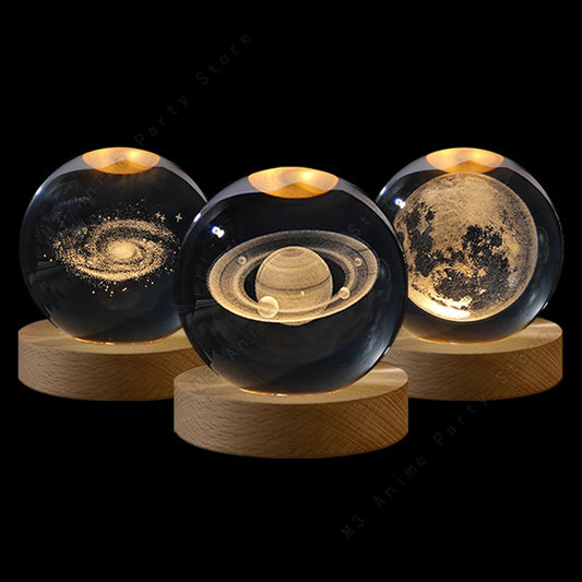 3D Crystal Night Ball